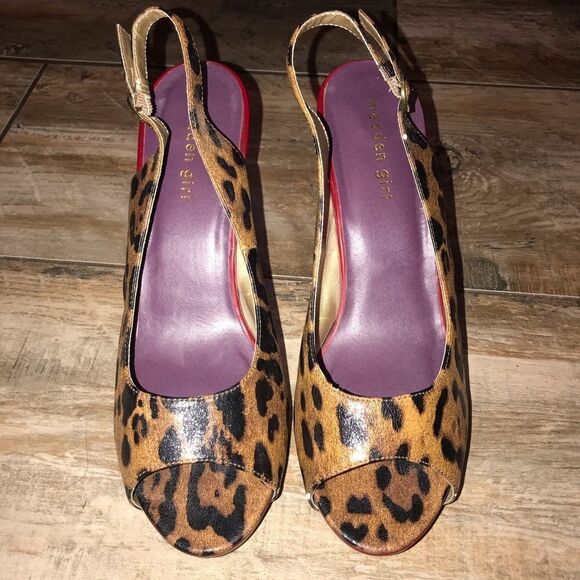 Madden Girl - Cute Peep-Toe Slingbacks (10) - Picture 2 of 7